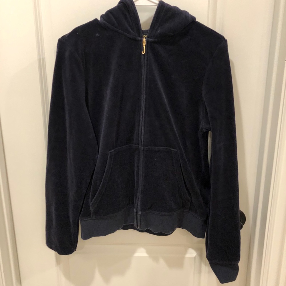 Velvet Jacket Navy blue